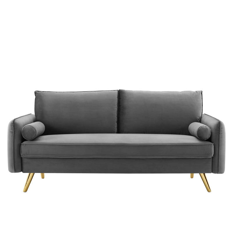 Dominik Performance Velvet Sofa