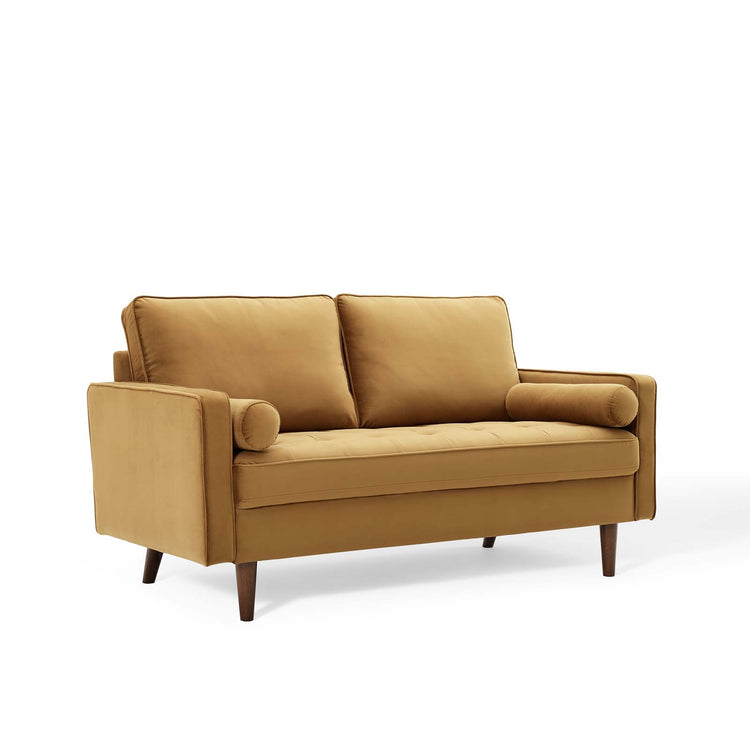 Cannon Performance Velvet Loveseat