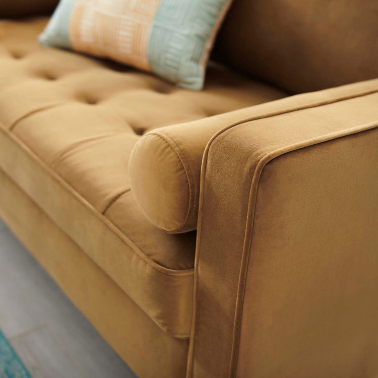 Cannon Performance Velvet Loveseat