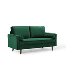 Cannon Performance Velvet Loveseat