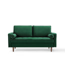 Cannon Performance Velvet Loveseat