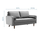 Cannon Performance Velvet Loveseat