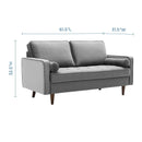 Cannon Performance Velvet Loveseat