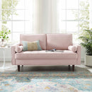Cannon Performance Velvet Loveseat