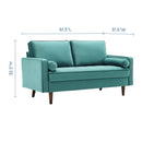 Cannon Performance Velvet Loveseat