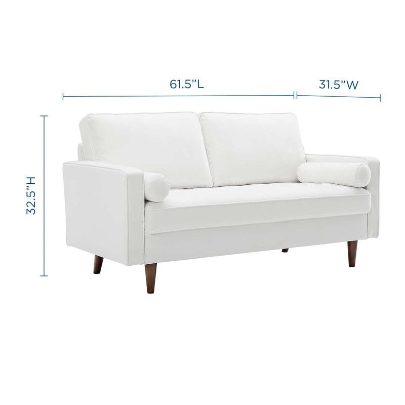 Cannon Performance Velvet Loveseat