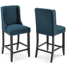 Nova Counter Stool Upholstered Fabric Set of 2