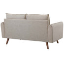 Dominik Upholstered Fabric Sofa and Loveseat Set