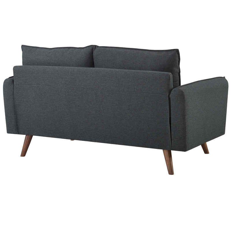 Dominik Upholstered Fabric Sofa and Loveseat Set