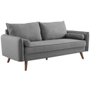 Dominik Upholstered Fabric Sofa and Loveseat Set
