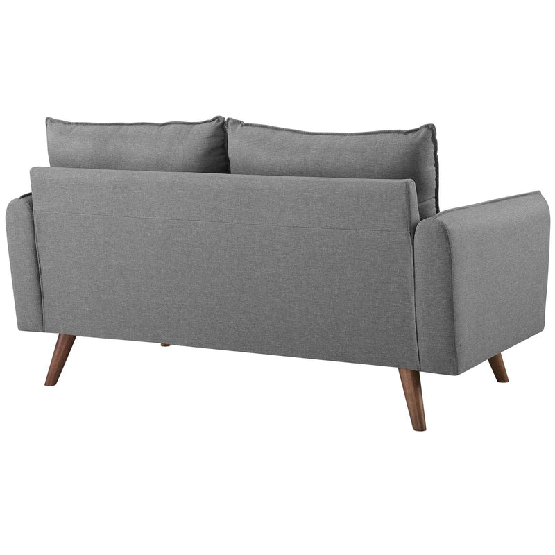 Dominik Upholstered Fabric Sofa and Loveseat Set