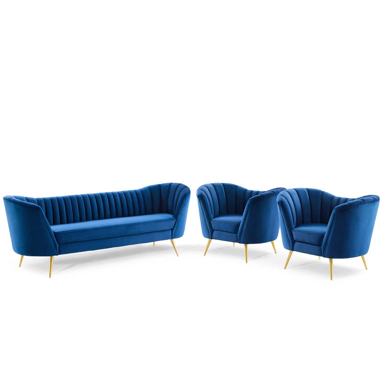 Brycen 3 Piece Performance Velvet Set