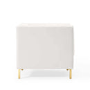 Mila Channel Tufted Performance Velvet Armchair