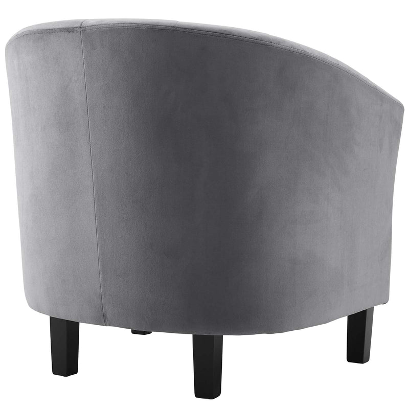 Jamal Channel Tufted Performance Velvet Armchair Set of 2