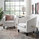 Jamal Channel Tufted Performance Velvet Armchair Set of 2