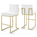 Joseph Gold Stainless Steel Performance Velvet Dining Chair