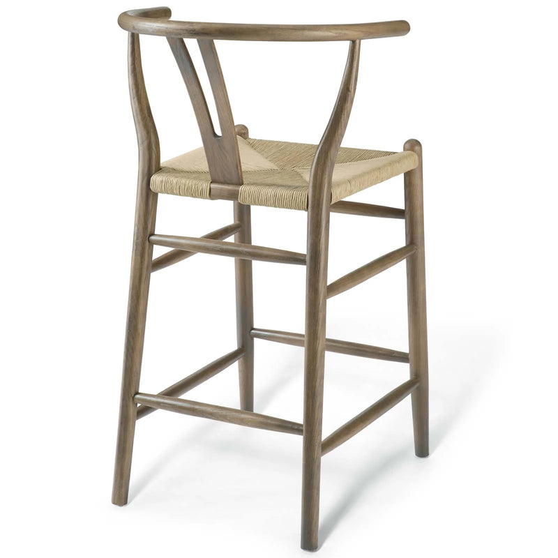 Amish Wood Counter Stool Set of 2