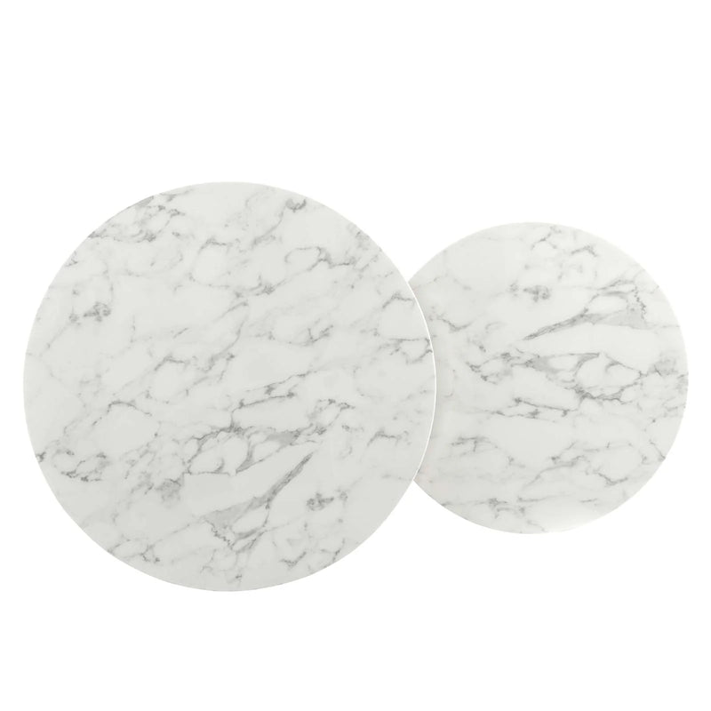 Adelaide Artificial Marble Nesting Coffee Table