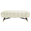 Malayah 47.5" Performance Velvet Bench