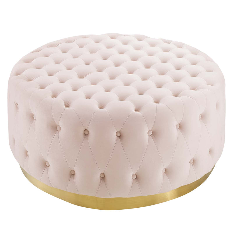 Chaya Round Ottoman