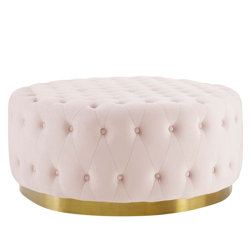 Chaya Round Ottoman