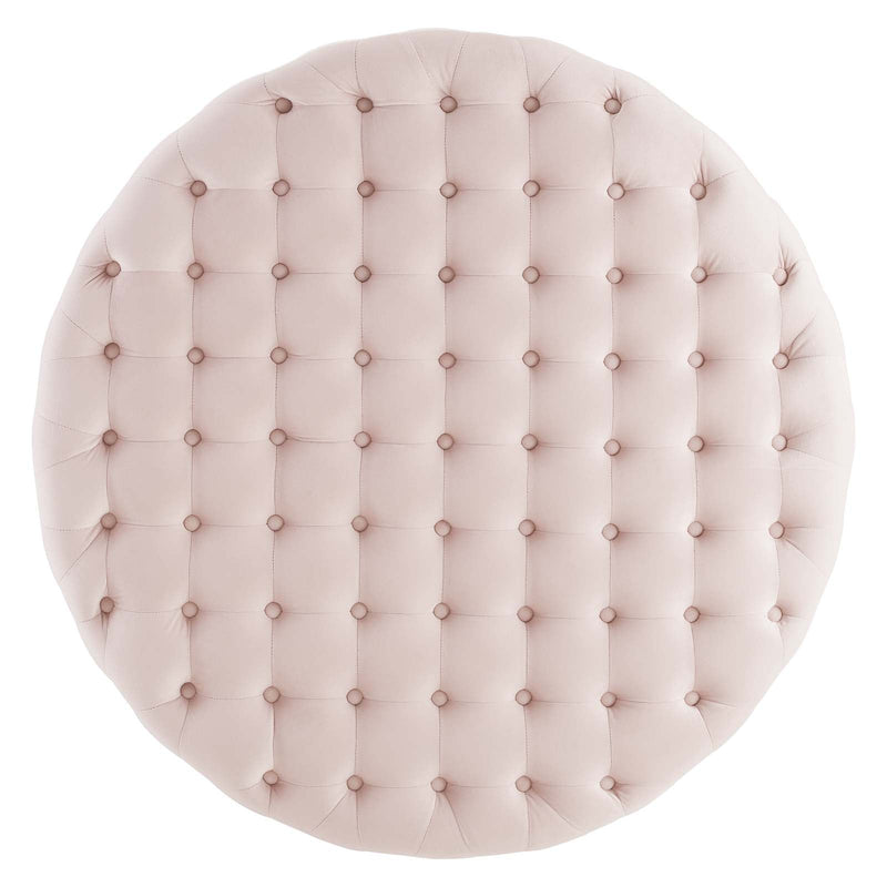 Chaya Round Ottoman
