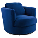 Everest Performance Velvet Swivel Armchair