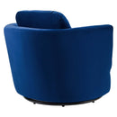 Everest Performance Velvet Swivel Armchair
