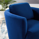 Everest Performance Velvet Swivel Armchair