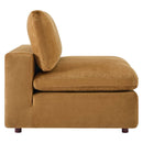 Liberty Down Filled Overstuffed Performance Velvet Armless Chair