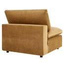 Liberty Down Filled Overstuffed Performance Velvet Armless Chair