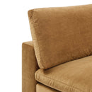 Liberty Down Filled Overstuffed Performance Velvet Armless Chair