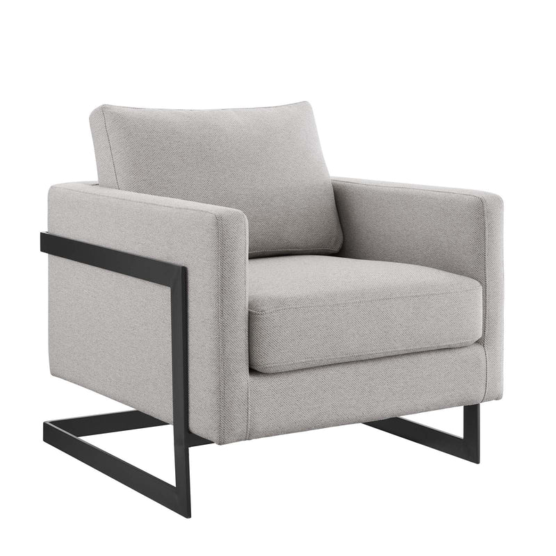Alice Upholstered Fabric Accent Chair