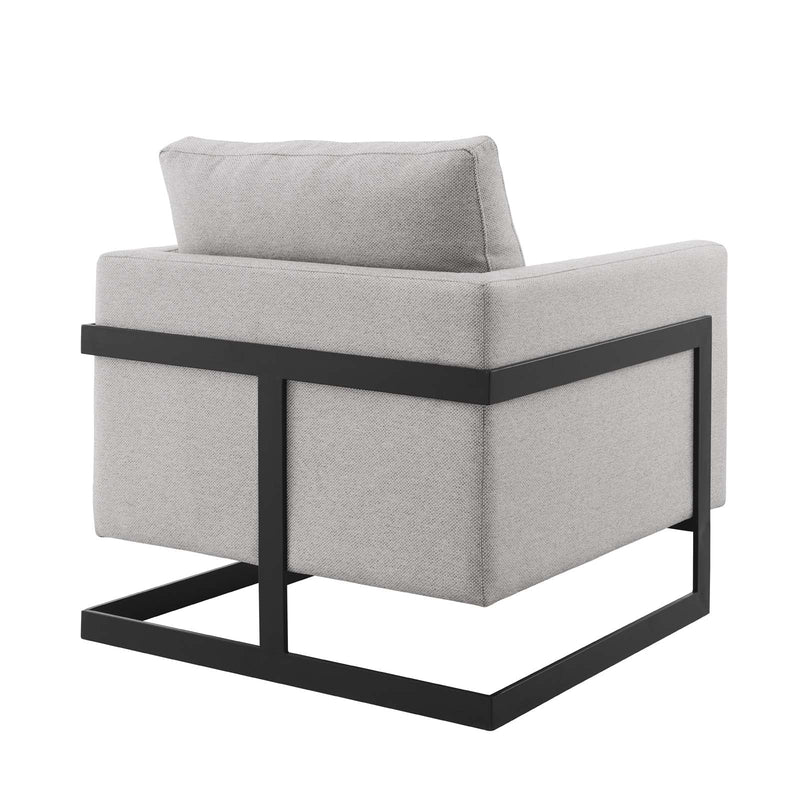 Alice Upholstered Fabric Accent Chair