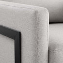 Alice Upholstered Fabric Accent Chair