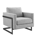 Alice Upholstered Fabric Accent Chair