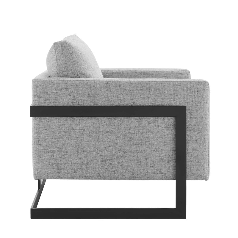 Alice Upholstered Fabric Accent Chair
