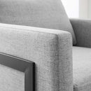 Alice Upholstered Fabric Accent Chair