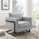 Alice Upholstered Fabric Accent Chair