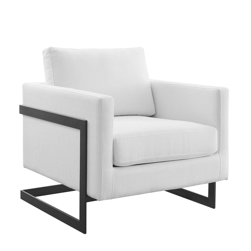 Alice Upholstered Fabric Accent Chair