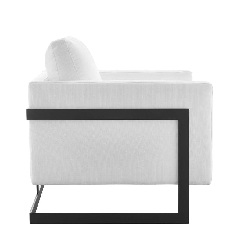 Alice Upholstered Fabric Accent Chair
