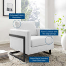 Alice Upholstered Fabric Accent Chair