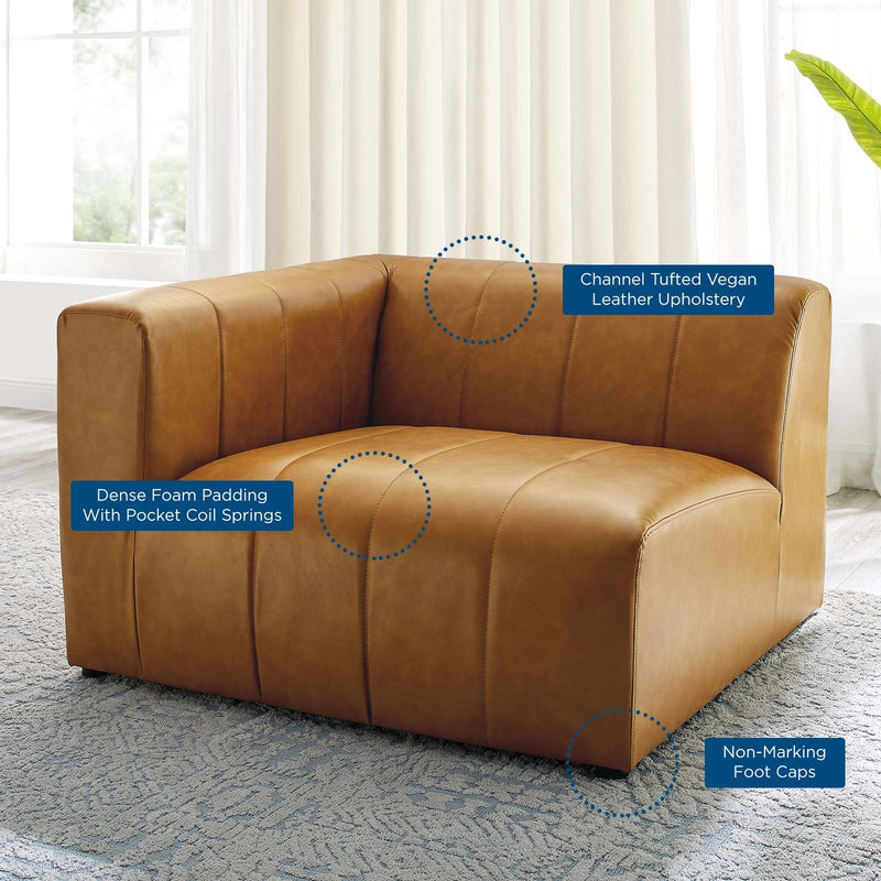 Laundry Vegan Leather Left-Arm Chair