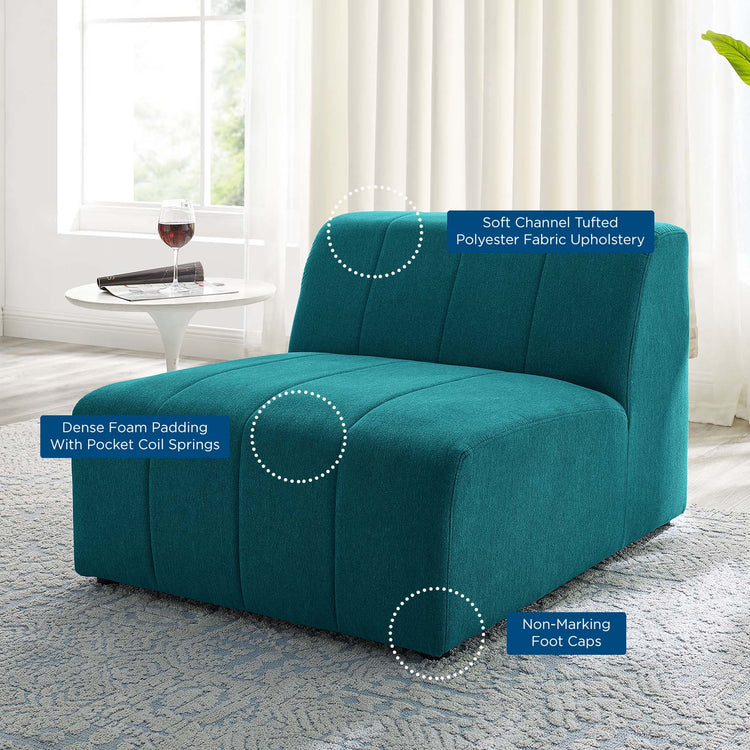 Zyaire Upholstered Fabric Armless Chair