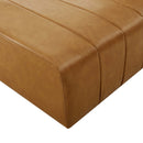 Jazlyn Vegan Leather Ottoman