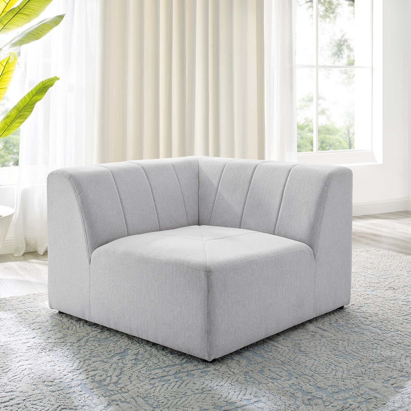 Agustin Upholstered Fabric Corner Chair