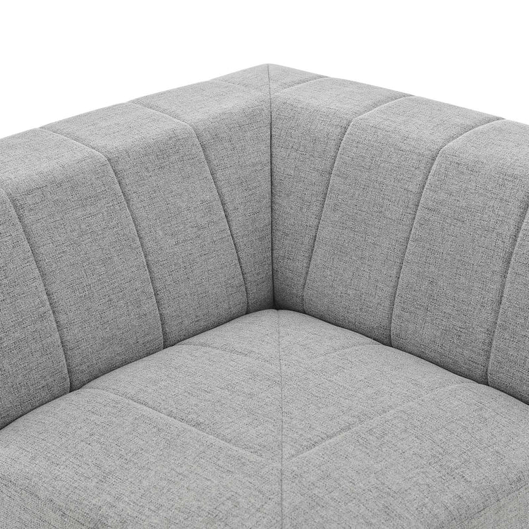 Agustin Upholstered Fabric Corner Chair