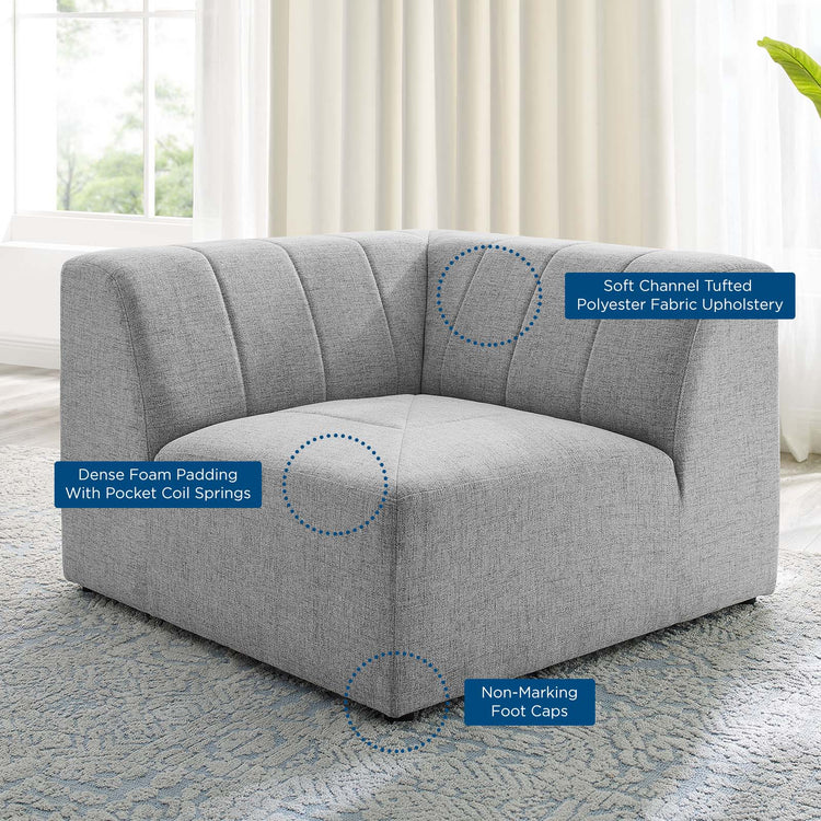 Agustin Upholstered Fabric Corner Chair