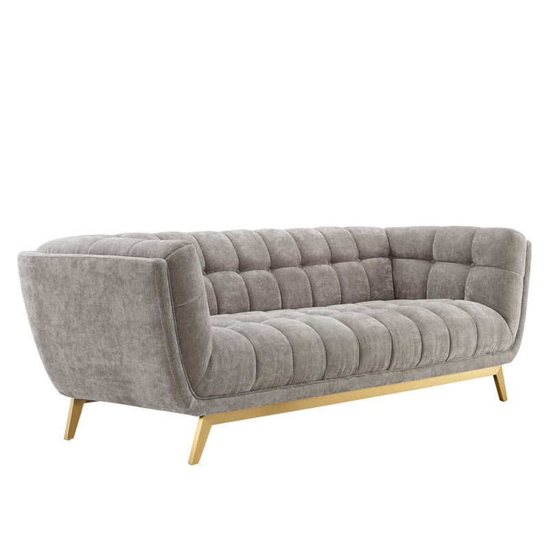 Atharv Crushed Performance Velvet Sofa