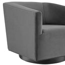 Amaya Swivel Chair Performance Velvet Set of 2